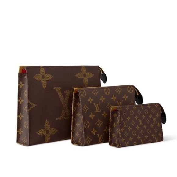 LV Trio Toiletry Pouch! Reverse Monogram - Picture 2 of 5